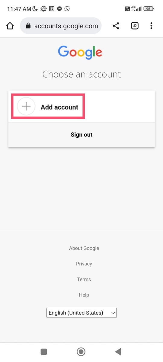 Add a Gmail account on your Android device